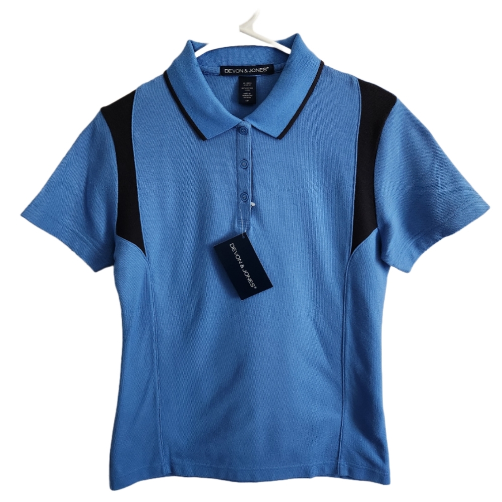 Devon&Jones Lady Performance Polo color Blue/Navy Size S